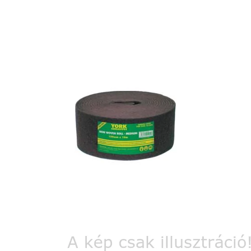 100mmX10m Rostalapu csiszolótekercs (100mmx10m/tekercs) fekete közepes finomságó  YORK