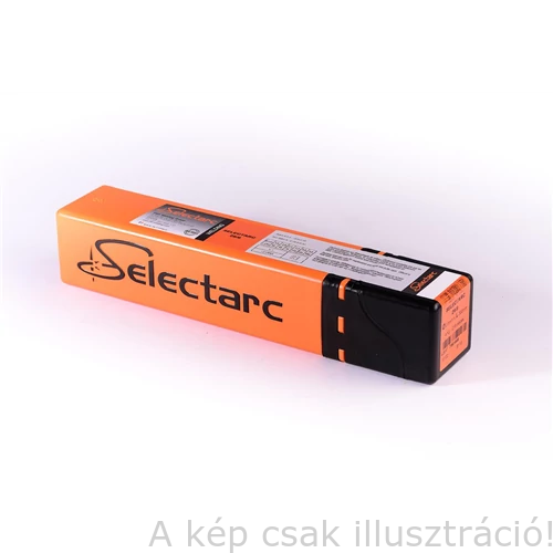 Felrakó Selectarc HB66 4,0x450mm 6kg/cs. (~65 HRC) magas ötvözetű karbidos felrakó elektróda,nagy abraz.koptat. ellenáll,200% kihoz,550°C-ig