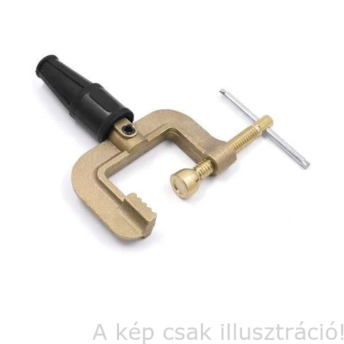 Test szorító 500A fix (csavaros,réz)  AW.