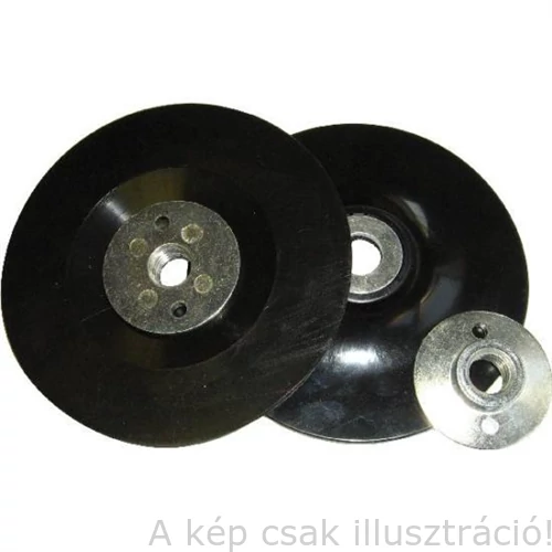 125mm műanyag  fekete  támasztó tányér kemény 471 Hector 