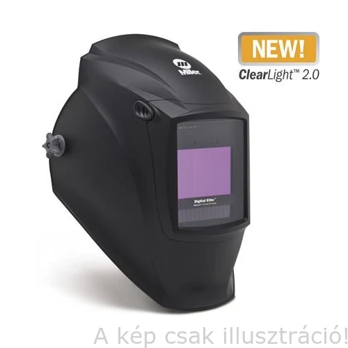 Hegesztő fejpajzs automata Miller Digital Elite™ fekete, Black Complete ClearLight™ 2.0,5-8/8-13, 4 érz., AVI-ra is, 289755