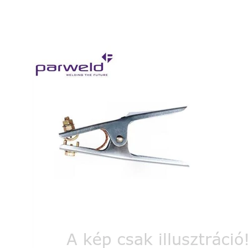 Test csipesz 200A rézbetétes, prémium, Parweld réz fonott átkötővel