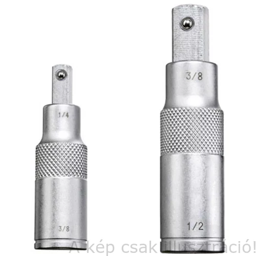 Átalakító és hosszabbító 1/4''-3/8'' - 1/2''-3/8'' 2 részes GEDORE