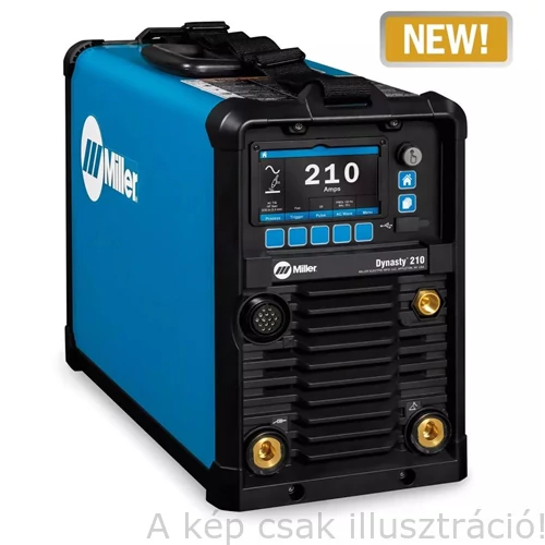 Miller Dynasty® 210 DX,HF és TIG-lift AVI AC/DC (2–210 A (AC)) impulz, Autoline (120-480V) hegesztőgép 