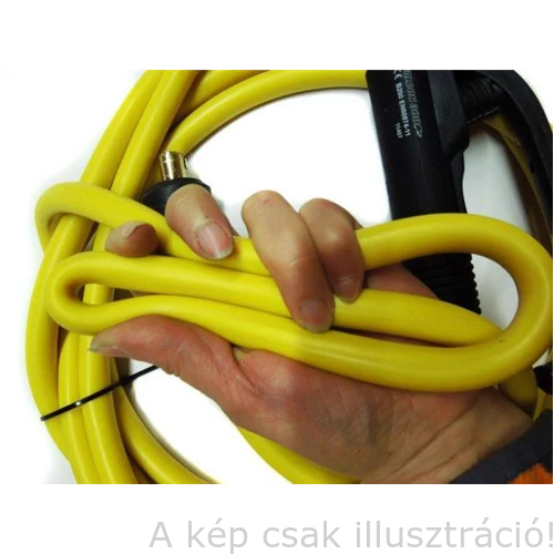 Hegesztőkábel 35mm², 4m hosszban szuper ellasztikus sárga, a két vége csatlakozóval a szerelésre előkészítve 