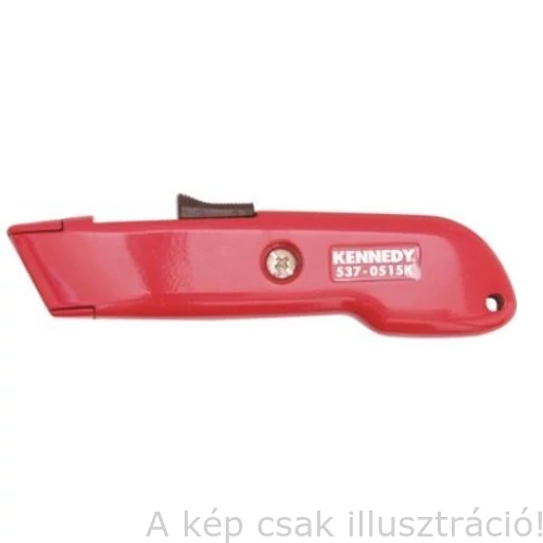 Sniccer automatikusan visszahúzódó fix pengével, fémházas  