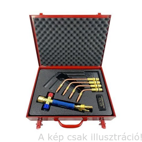 Láng heg. készlet (4 égőszárral, markolat, tisztítótű klt.) 'VARGA'   GCE