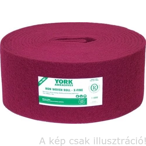 100mmX10m Rostalapu csiszolótekercs (100mmx10m/tekercs) piros extra finom, YORK