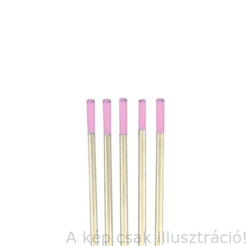 Volfrám elektróda  (rózsaszín) 2,4x150mm E03 (ritka földfémoxid tartalmú) 10db/csom. ELECTREX