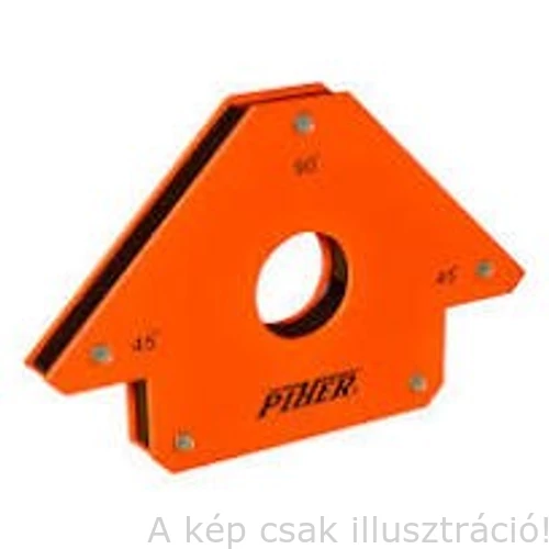 Mágnes hegesztéshez mágneses szögbeállító 45 és 90 fokban Q2  Ø110x110x18mm  PIHER  