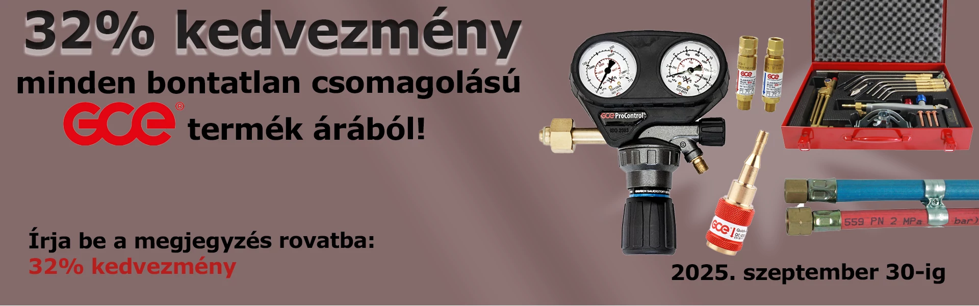 GCE akció